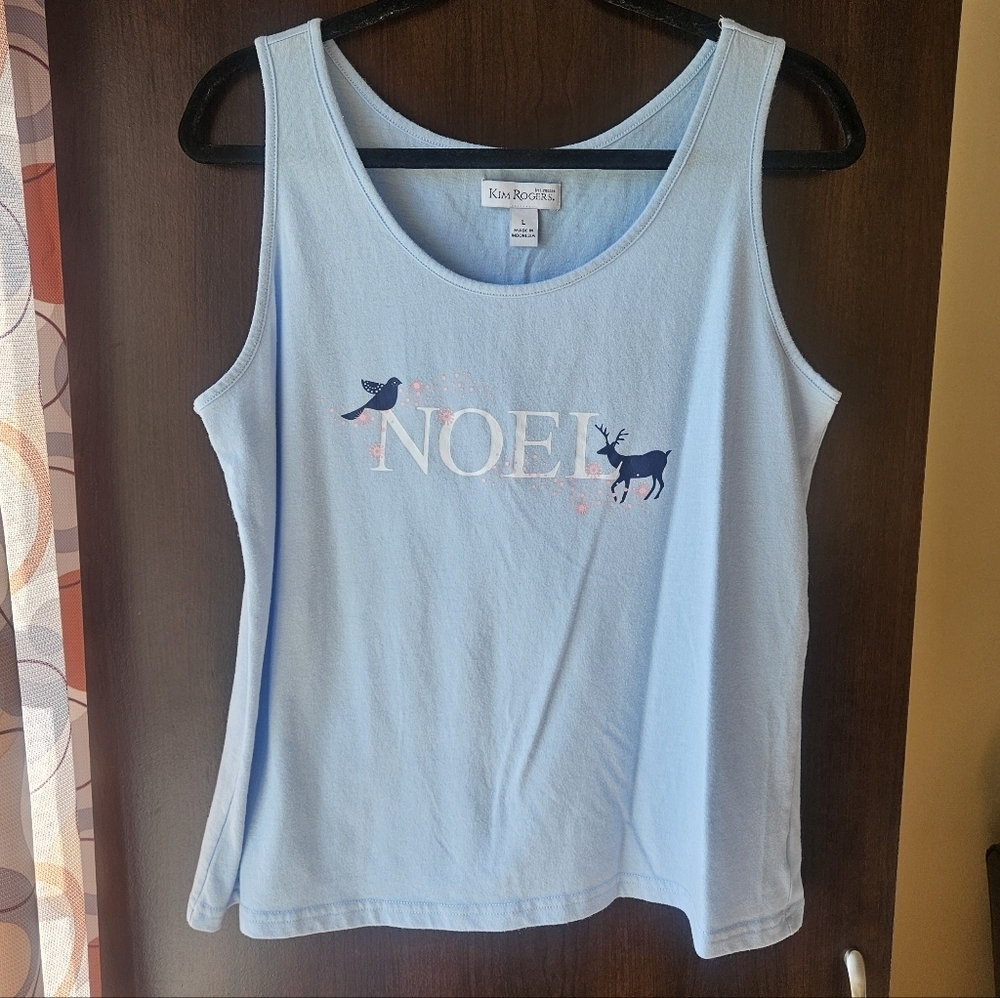 Kim Rogers Intimates Light Blue Top